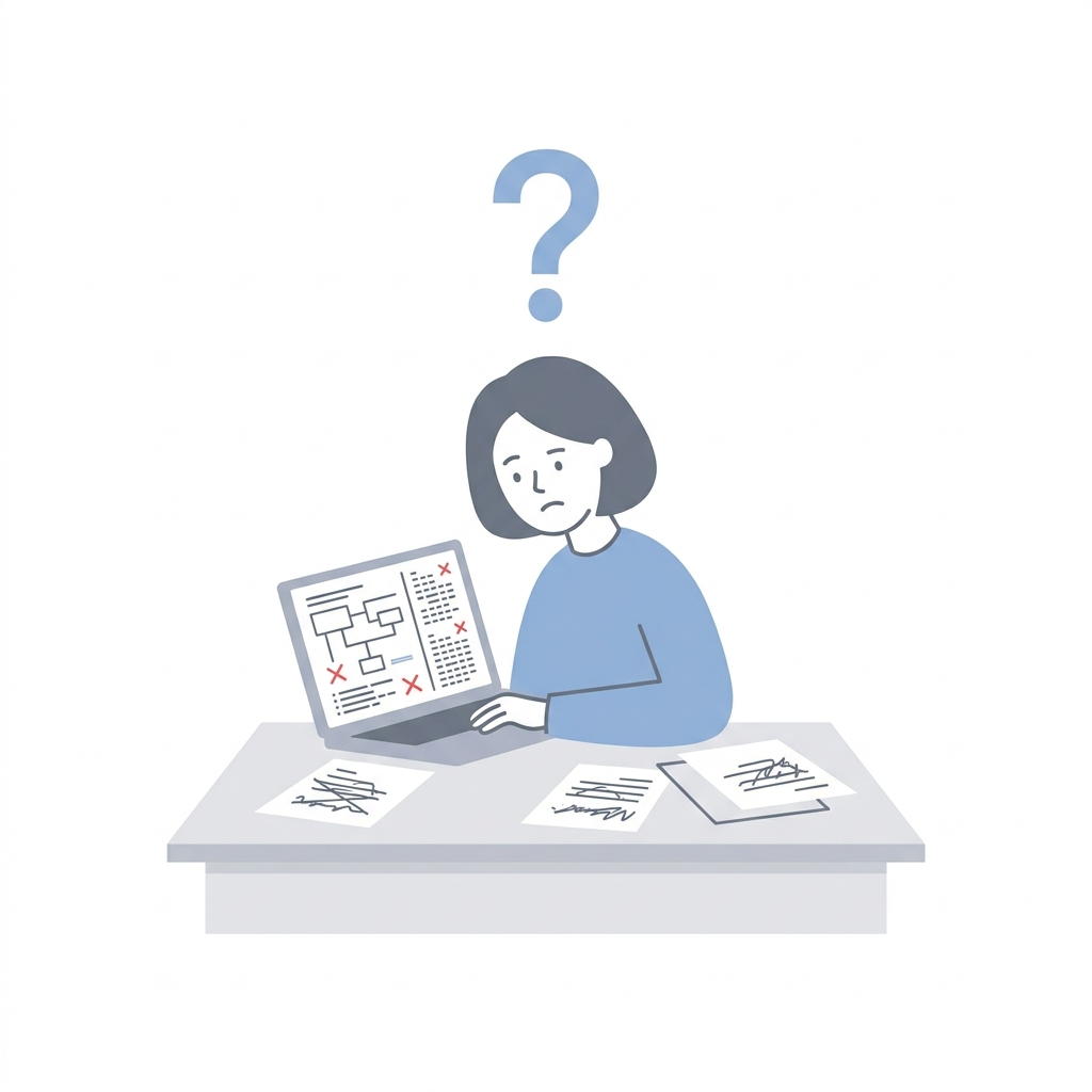 作成スキルを持つ人がいない